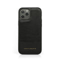 Leather iPhone Case Lizard Pattern