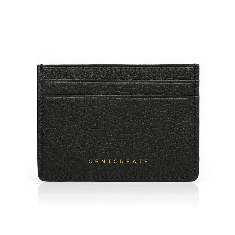 Black Pebble Leather Card Holder By Gentcreate.jpg