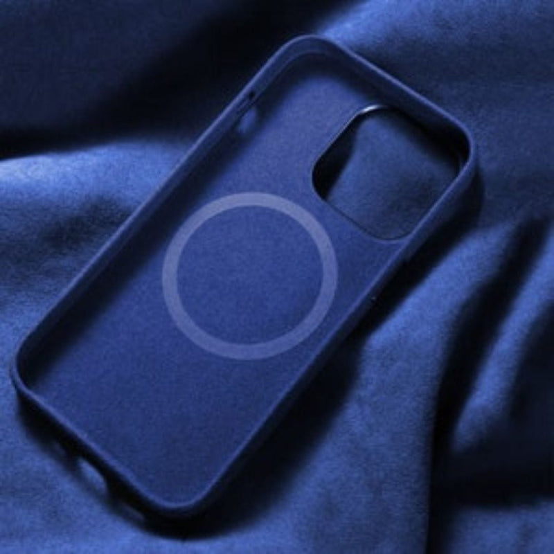Blue Alcantara iPhone Case - Gentcreate