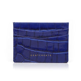 Blue Glossy Leather Card Holder By Gentcreate.jpg.jpg