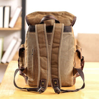 Waterproof Leather Backpack in Brown Color - Gentcreate