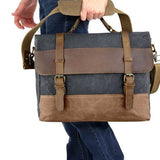 Canvas Messenger Bag "Negotium" - Gentcreate