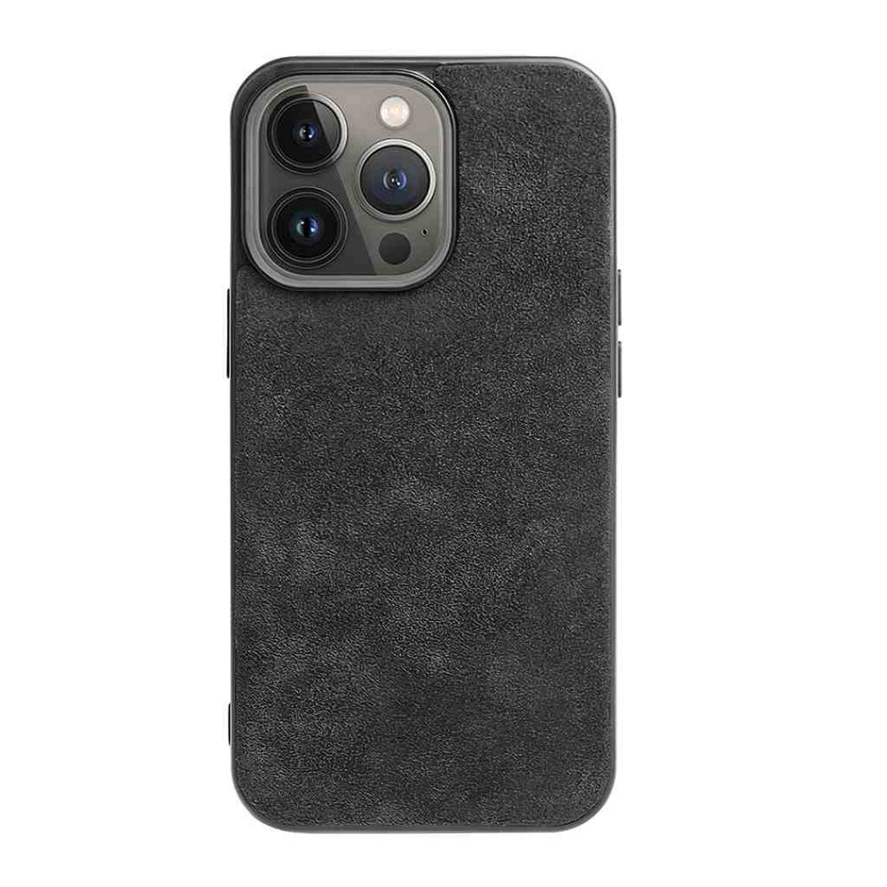 iPhone 13 mini / Gray Alcantara iPhone 13 Case by Gentcreate