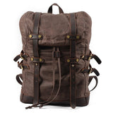 Retro Backpack "Esme" Dark Coffee - Gentcreate