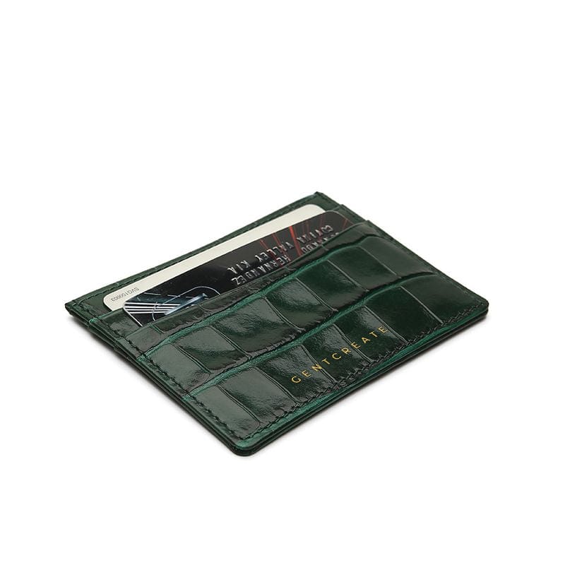 Green Glossy Leather Card Holder By Gentcreate.jpg.jpg