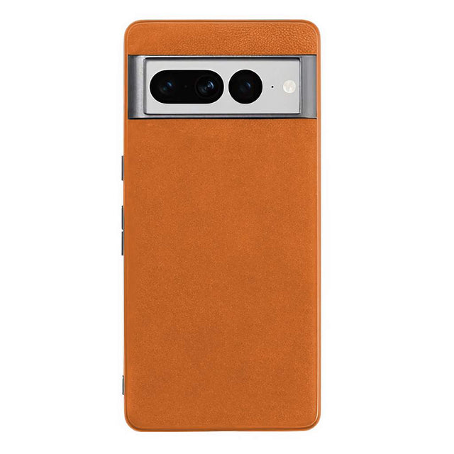 pour Pixel 7 Pro / Coque en alcantara suédée orange pour Google Pixel 7 par Gentcreate