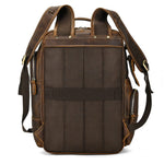 Brown Leather Backpack "Rex" - Gentcreate