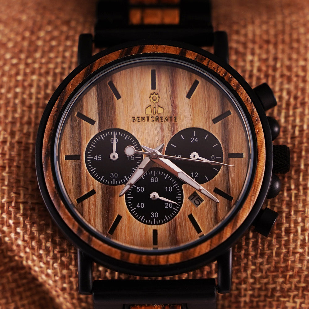 Light Wood Watch "Suaviter" - Gentcreate