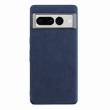 Blue Gray Alcantara Pixel 7 Case