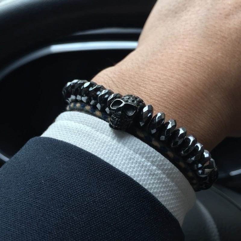 Skull Bracelet "Unicus" Mens Fashion | GENTCREATE