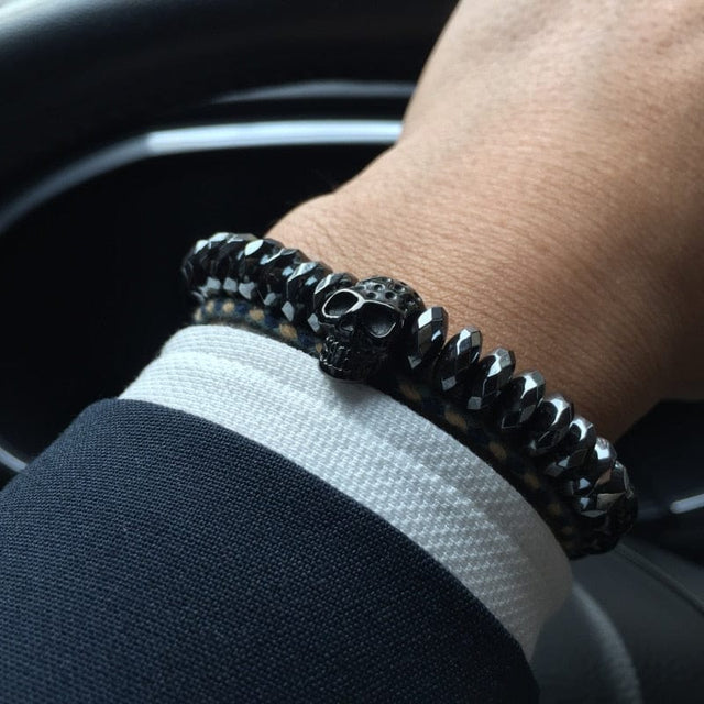 Bracelet crâne "Unicus" mode homme | GENTCREATE