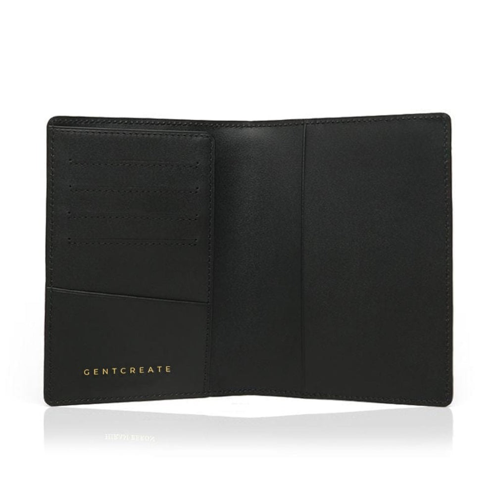 Interior Of Matt Leather Passport Holder By Gentcreate 