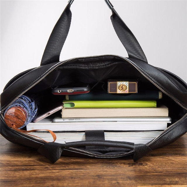 Bolso Cruzado de Cuero Suave "Optimum" - Gentcreate