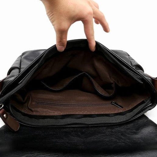 Vegan Leather Crossbody Bag "Magnus" - Gentcreate