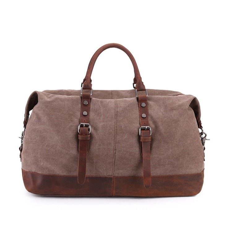 Large Canvas Duffle Bag Travel, Black