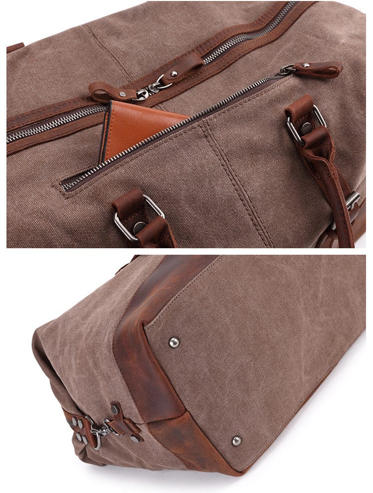 பெரிய கான்வாஸ் Duffle Bag "Travel" - GENTCREATE