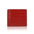 Cartera plegable de piel mate