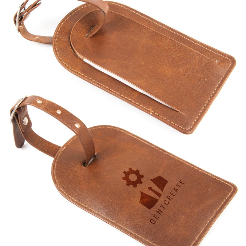 Leather Tag For Bags and Backpacks - GENTCREATE