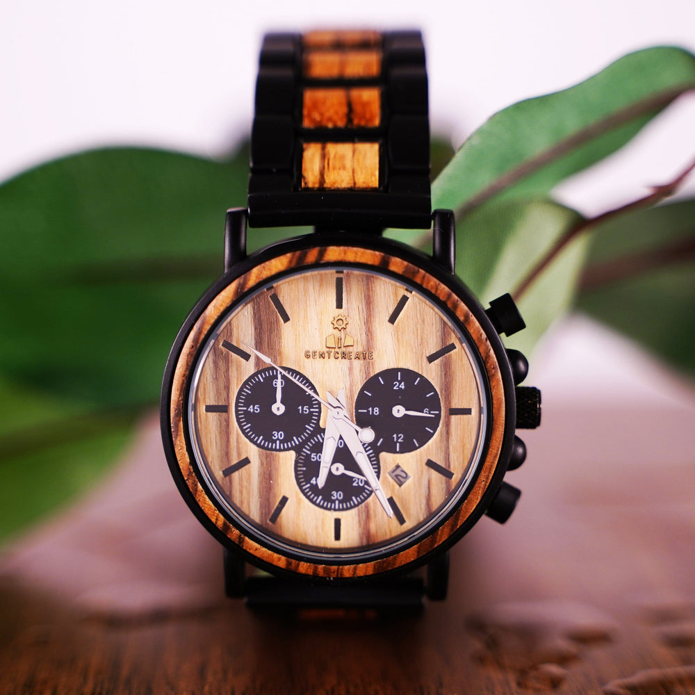 Light Wood Watch "Suaviter" - Gentcreate