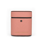 Pink Leather Airpods Case Epsom Pattern By GENTCREATE.jpg