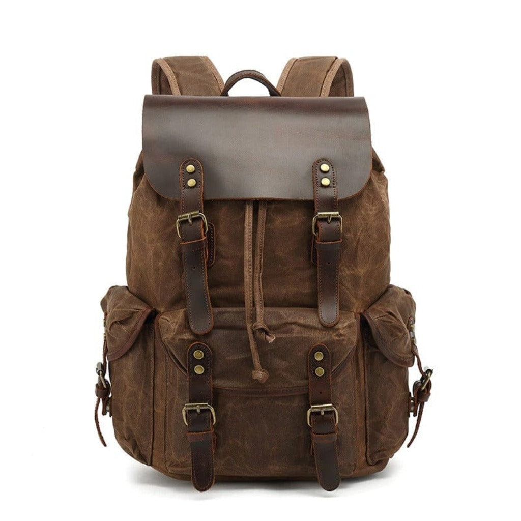 Waterproof Retro Backpack | Canvas Backpack | GENTCREATE