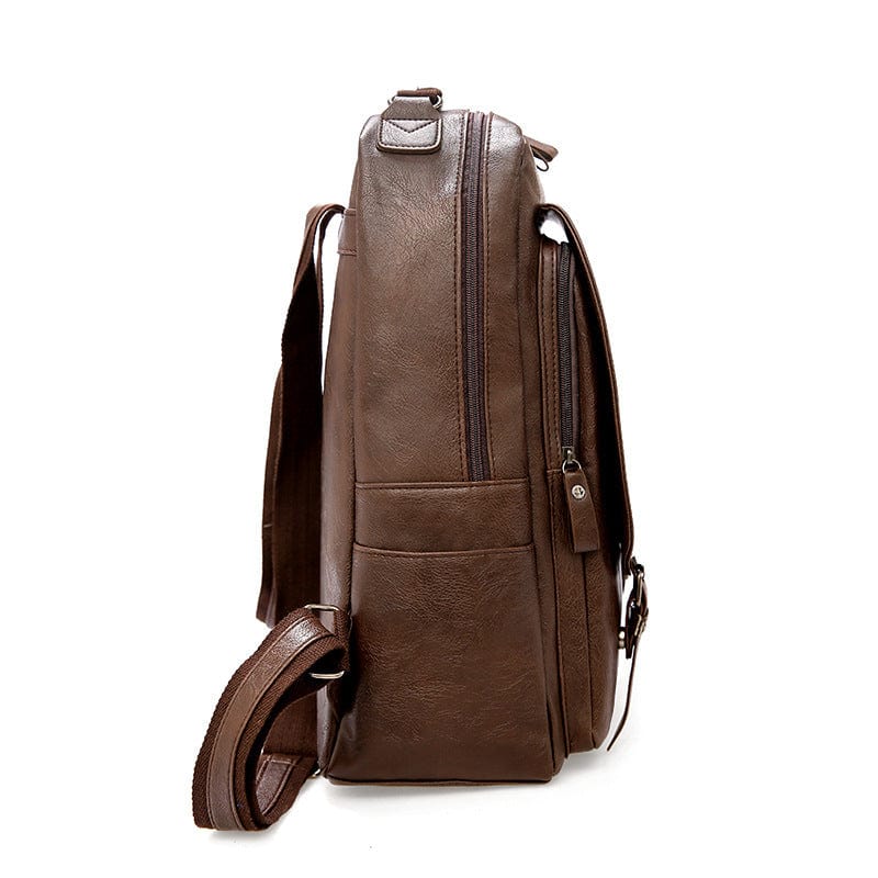 Vintage Leather Backpack Quadrata | GENTCREATE