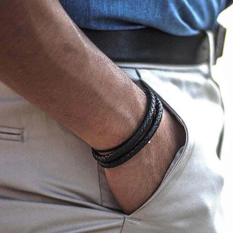 Slim Leather Bracelet - Gentcreate