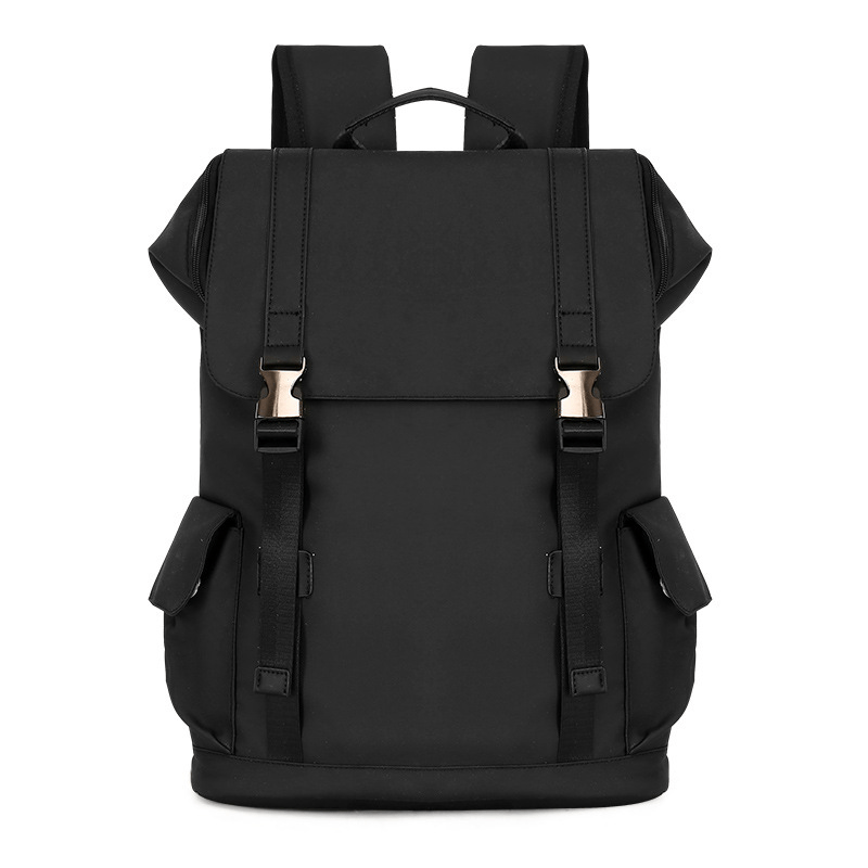 Vegan Leather Backpack Caligo, Black Vegan Leather Backpack Caligo, Black