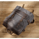 Vintage Backpack In Gray Color - Gentcreate