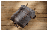 Vintage Backpack In Gray Color - Gentcreate