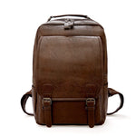 Vintage Leather Backpack "Quadrata" - Gentcreate