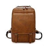 Vintage Leather Backpack "Quadrata" - Gentcreate