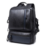 Black Leather Backpack "Nox" - Gentcreate