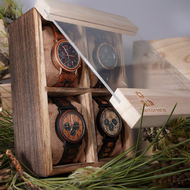 Wooden Watch Box "Uniqus" - Gentcreate