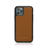 Brown Epsom Leather iPhone Case By Gentcreate