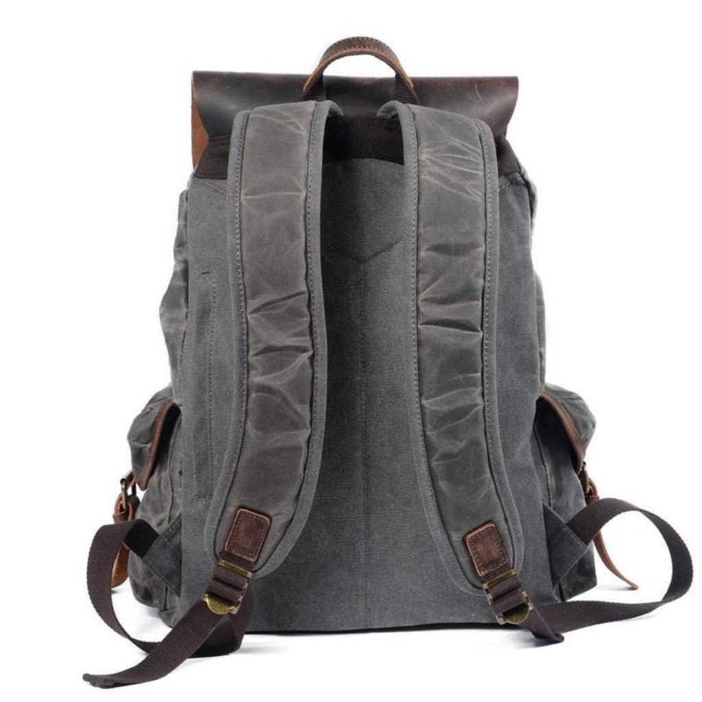 Retro Printing Small Backpack Waterproof Flap Bookbag Perfect