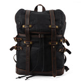 Retro Backpack "Esme" Black Color - Gentcreate