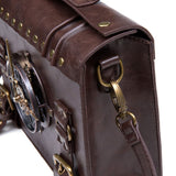 Vegan Leather Crossbody Steampunk Bag "Vapor" - Gentcreate