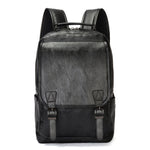 Black Leather Backpack "Ater" - Gentcreate