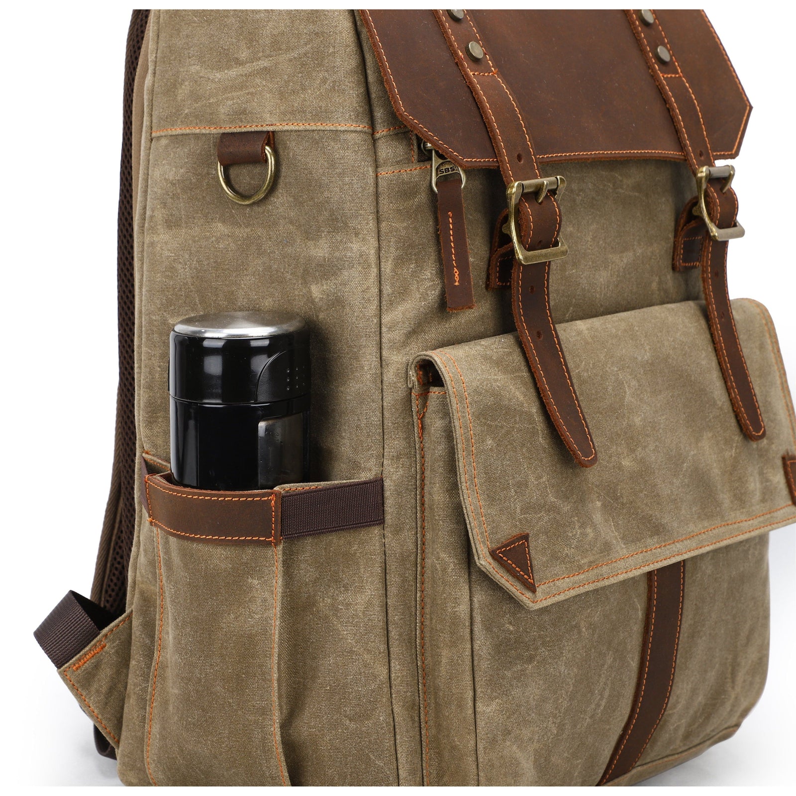 camera backpacks leather Vintage Camera Backpack Consequat, Sand Brown