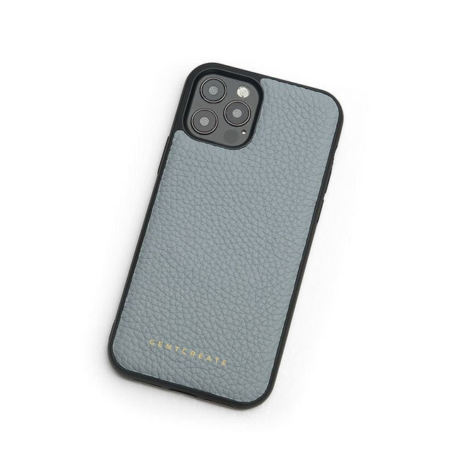 Funda de cuero para iPhone con patrón de guijarros - GENTCREATE