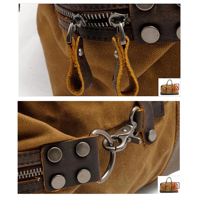 Bolsa de viaje vintage "Adventum" - Gentcreate