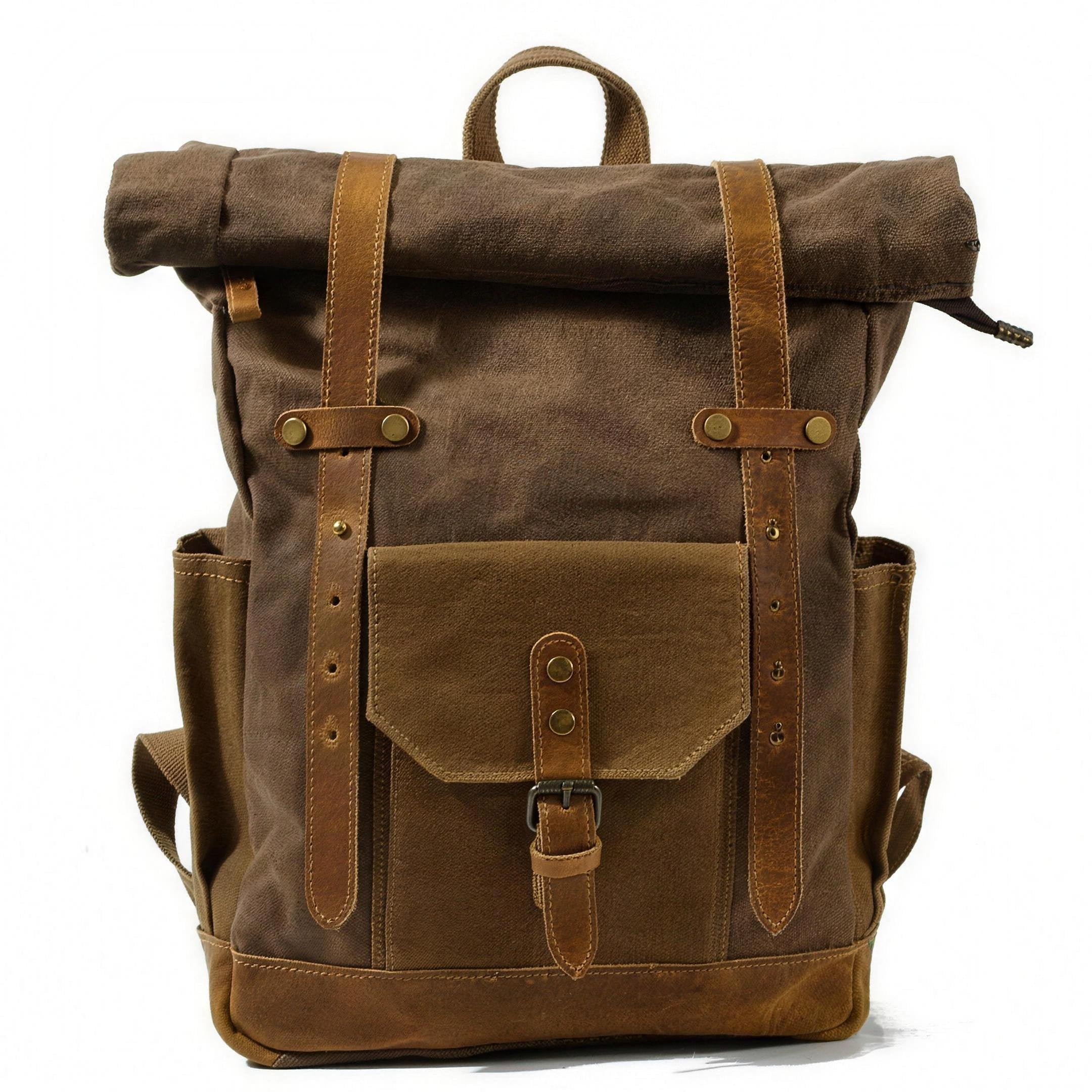 Leinenrucksack Damen Vintage - Retro Rucksack aus Canvas