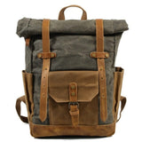 Retro Vintage Canvas Backpack "Antiqua" - Gentcreate