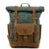 Retro Vintage Canvas Backpack "Antiqua" - Gentcreate