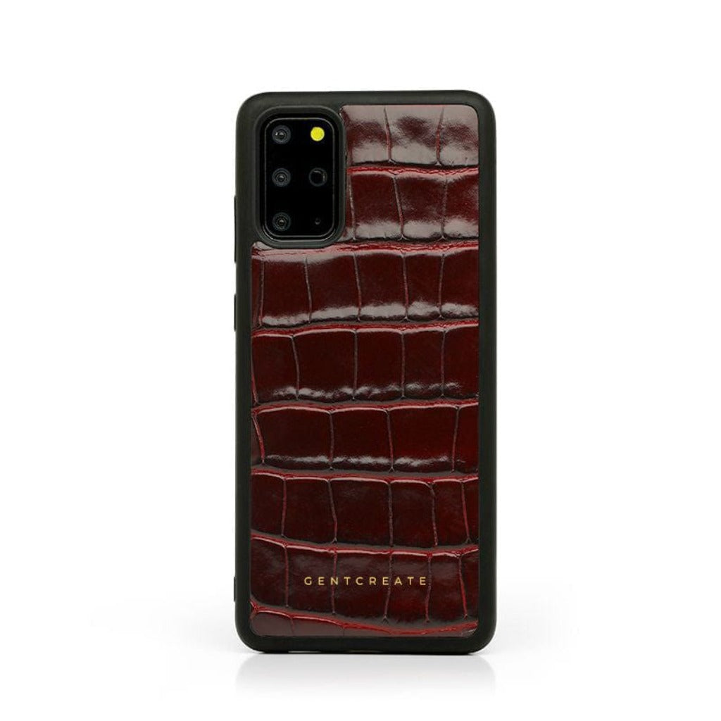 Burgundy Samsung Leather Case By Gentcreate