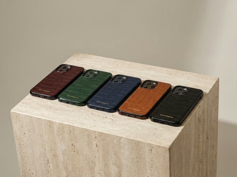 Brand-matched leather iPhone case color capsule, five tones